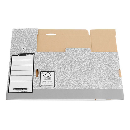 Artikelbild 6 für Bankers Box Archivboxen Bankers Box grau 11,1 x 32,7 x 26,5 cm, 10 St., Artikelnummer 936575