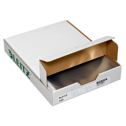 Artikelbild 9 für LEITZ Prospekthüllen 4734 Super Premium DIN A4 glasklar glatt 0,08 mm, 100 St., Artikelnummer 578633