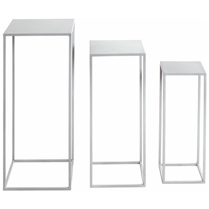 Artikelbild 6 für HAKU Möbel Pflanzenständer-Set Valletta 2 Metall grau, 3 St., Artikelnummer 650166