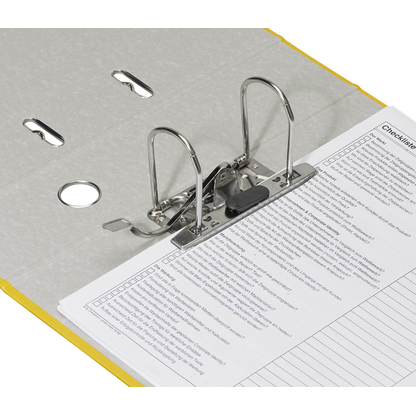 Artikelbild 2 für bene No.1 Power Ordner gelb Kunststoff 8,0 cm DIN A4, 1 St., Artikelnummer 420034