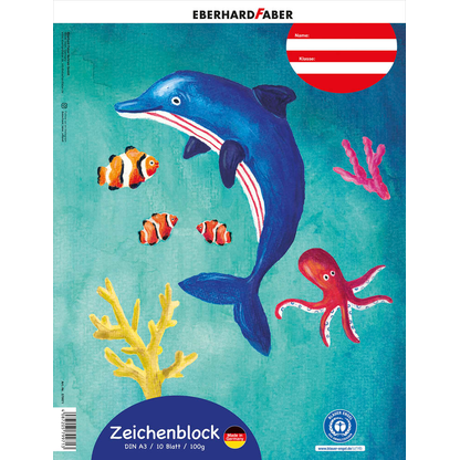 Artikelbild 2 für EBERHARD FABER Zeichenblock DIN A3 100 g/qm, 10 Blatt, 1 Block, Artikelnummer 707533
