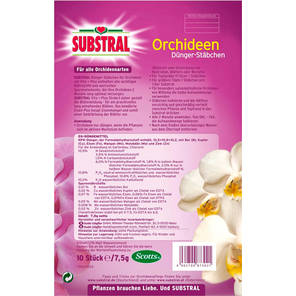 Artikelbild 2 für SUBSTRAL® Orchideen-Dünger Düngerstäbchen 10 St., Artikelnummer 368906