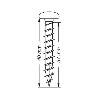 Artikelbild 11 für SPAX® Universalschrauben Z2 Halbrundkopf WIROX 0231010400405 4 mm x 40 mm, 500 St., Artikelnummer 394728