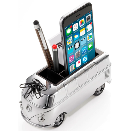 Artikelbild 3 für TROIKA® Stiftehalter FOREVER T1 schwarz/silberfarben Metall 4 Fächer 16,0 x 4,0 x 7,9 cm, Artikelnummer 665972