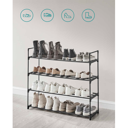 Artikelbild 3 für SONGMICS Schuhregal schwarz 92,0 x 30,0 x 73,0 cm, 1 St., Artikelnummer 760599