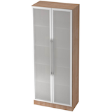 Artikelbild 1 für HAMMERBACHER 7100G RE Vitrine nussbaum 4 Fachböden, Artikelnummer 861831