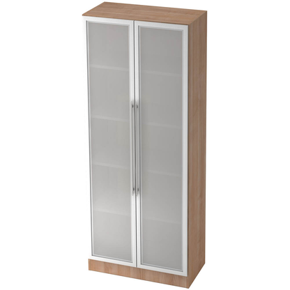 Artikelbild für HAMMERBACHER Orbis Vitrine nussbaum 4 Fachböden, Artikelnummer 636516