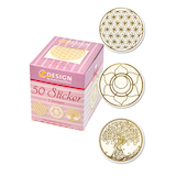Artikelbild 1 für AVERY Zweckform Aufkleber 56817 Lebensblume, gold, 50 Etiketten, Artikelnummer 102321