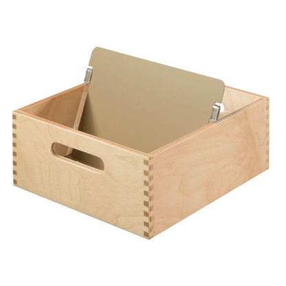 Artikelbild 2 für HAN Karteikasten DIN A5 für 900 Karteikarten braun ohne Deckel, Artikelnummer 184085