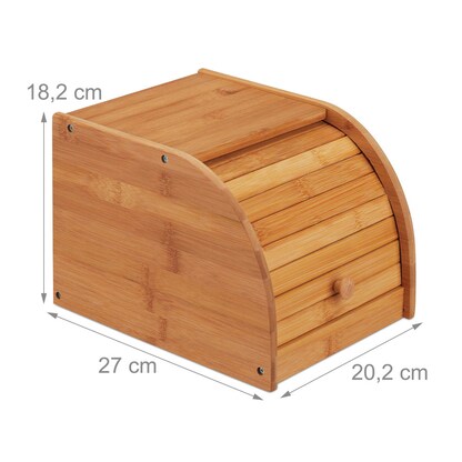 Artikelbild 6 für relaxdays Brotkasten braun, 1 St., Artikelnummer 382733