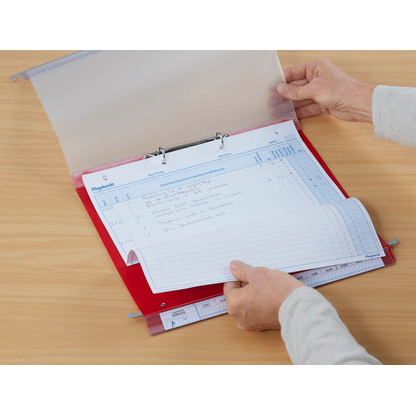 Artikelbild 4 für BOI Patienten-Dokumentations-Hängemappe 2-Ringe Click 2 Stationär rot Boden: 2,5 cm, 1 St., Artikelnummer 666807