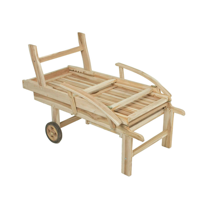 Artikelbild 2 für Garden Pleasure Sonnenliege JAVA natur Holz, Artikelnummer 311128