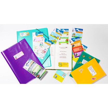 Artikelbild 7 für HERMA Schuletiketten Schmetterlinge, 6 Etiketten, Artikelnummer 536918