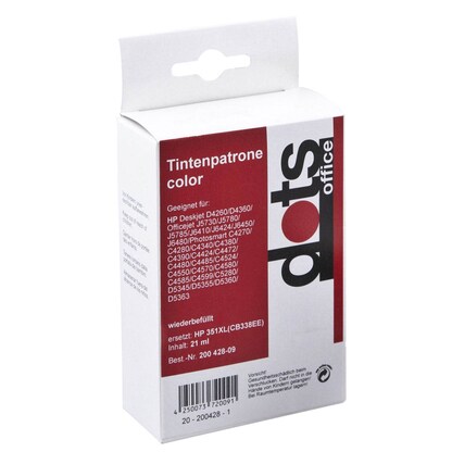 Artikelbild 2 für dots color Druckerpatrone kompatibel zu HP 351XL (CB338EE), Artikelnummer 200428