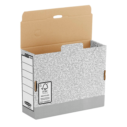 Artikelbild für Bankers Box Archivboxen Bankers Box grau 11,1 x 32,7 x 26,5 cm, 10 St., Artikelnummer 936575