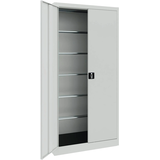 Artikelbild 1 für mauser Stahlschrank 790058A0 lichtgrau keine Fachböden 95,0 x 42,0 x 195,0 cm, aufgebaut, 1 St., Artikelnummer 600517