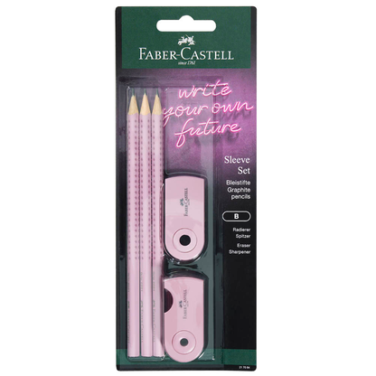 Artikelbild für FABER-CASTELL GRIP 2001 Bleistift-Set B rose shadows, 1 Set, Artikelnummer 278216