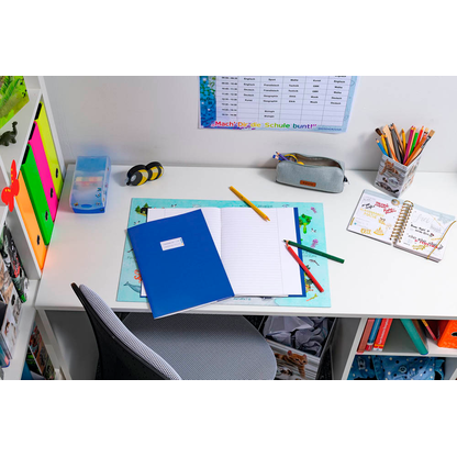 Artikelbild 9 für HERMA Heftumschlag dunkelblau Karton DIN A4, 1 St., Artikelnummer 536948