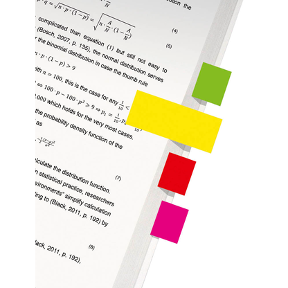Artikelbild 3 für SIGEL NEON Haftmarker farbsortiert 5x 40 Streifen, Artikelnummer 255992