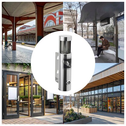 Artikelbild 3 für SPRINTIS DARWIN Wandaschenbecher silber, 1 St., Artikelnummer 794978