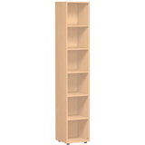 Artikelbild 1 für geramöbel Aktenregal buche 40,0 x 40,0 x 216,0 cm, 1 St., Artikelnummer 344061