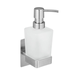 Artikelbild 1 für WENKO Seifenspender Genova 25416100 silber, matt Edelstahl, Glas 200,0 ml, 1 St., Artikelnummer 808703