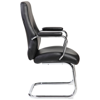 Artikelbild 3 für rocada Besucherstuhl 985V22 schwarz Kunstleder, 1 St., Artikelnummer 986618