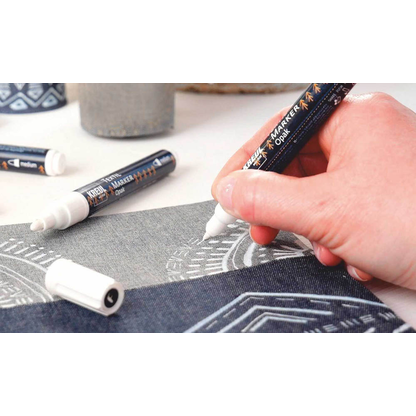 Artikelbild 7 für KREUL Black & White Stoffmalfarbe farbsortiert, 4 St., Artikelnummer 115299