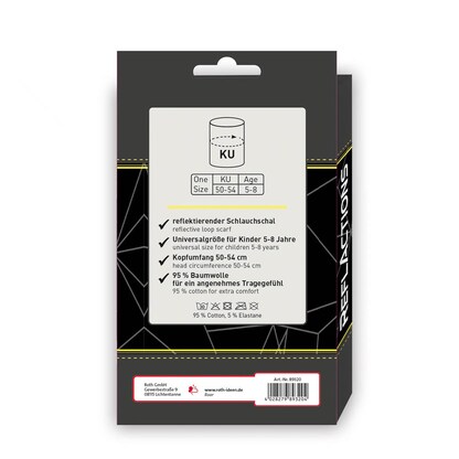 Artikelbild 5 für ROTH Schlauchschal Roar gelb Einheitsgröße 50,0-54,0 cm, 1 St., Artikelnummer 580847