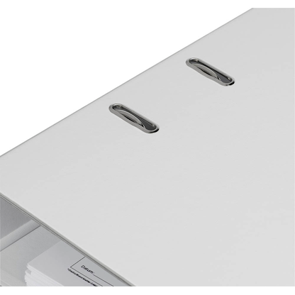 Artikelbild 3 für büroplus Ordner weiß Kunststoff 8,0 cm DIN A4, 1 St., Artikelnummer 257105