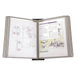 Artikelbild 1 für tarifold Wand-Sichttafelsystem 414350 DIN A4 grau mit 10 St. Sichttafeln, 1 St., Artikelnummer 707582