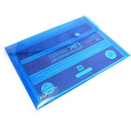 Artikelbild 5 für RAPESCO® Dokumententaschen DIN A5 farbsortiert genarbt 0,20 mm, 5 St., Artikelnummer 154887