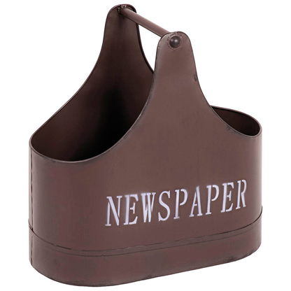 Artikelbild für HAKU Möbel Zeitungsständer 28995 braun Metall, DIN A4, Artikelnummer 552036