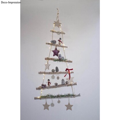 Artikelbild 3 für Rayher Bastelholz natur Leiter Weihnachtsbaum, 1 St., Artikelnummer 779011