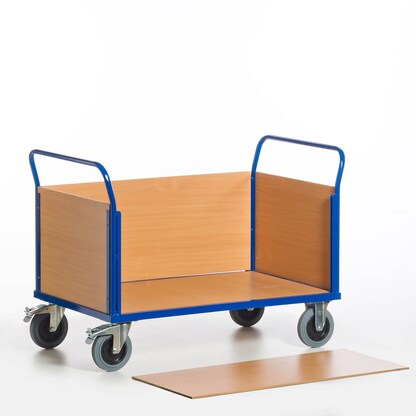 Artikelbild 3 für Rollcart Transportwagen 02-6107 blau 70,0 x 117,0 x 99,0 cm bis 600,0 kg, Artikelnummer 276966