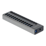 Artikelbild 1 für DeLOCK USB-Hub SuperSpeed 13-fach grau, Artikelnummer 106407
