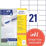 Artikelbild 1 für AVERY Zweckform Etiketten 3652 weiß 70,0 x 42,3 mm, 100 Blatt, Artikelnummer 647610