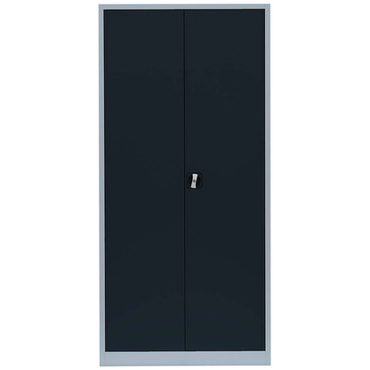 Artikelbild 2 für LÜLLMANN Stahlschrank 530368 anthrazit, lichtgrau 4 Fachböden 92,5 x 60,0 x 195,0 cm, aufgebaut, 1 St., Artikelnummer 182921