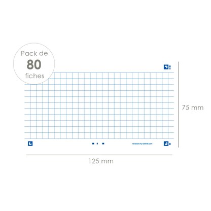 Artikelbild 8 für OXFORD Karteikarten FLASH 2.0 DIN A7 weiß kariert, 80 St., Artikelnummer 371509