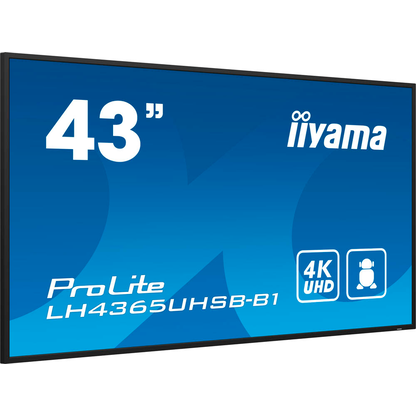 Artikelbild für iiyama ProLite LH4365UHSB-B1 UHD-Display, schwarz, 108,0 cm (43,0 Zoll), Artikelnummer 540704