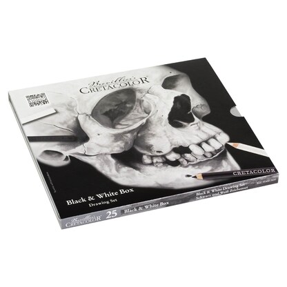 Artikelbild 4 für Brevillier's CRETACOLOR Skull-Edition Zeichenkohle farbsortiert 1 Set, Artikelnummer 225809