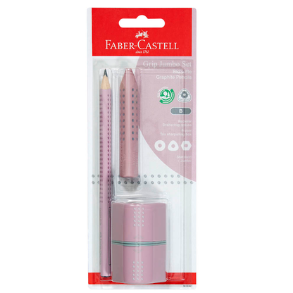 Artikelbild für FABER-CASTELL GRIP Bleistift-Set B rose shadow, 1 Set, Artikelnummer 278279
