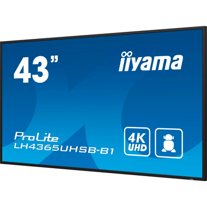 Artikelbild 4 für iiyama ProLite LH4365UHSB-B1 UHD-Display, schwarz, 108,0 cm (43,0 Zoll), Artikelnummer 540704