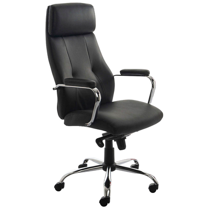 Artikelbild für rocada Chefsessel, 986V22 Kunstleder schwarz, Gestell chrom, Artikelnummer 986604