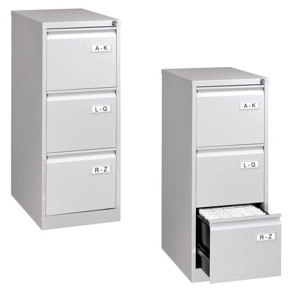 Artikelbild für BISLEY LIGHT Hängeregistraturschrank lichtgrau 3 Schubladen 41,3 x 62,2 x 101,6 cm, 1 St., Artikelnummer 955690