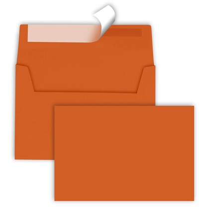 Artikelbild für tecno Briefumschläge colors DIN C6 ohne Fenster intensivorange haftklebend 25 St., Artikelnummer 341297