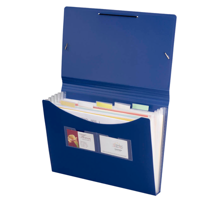 Artikelbild 2 für FolderSys Fächermappe 5 Fächer blau, 1 St., Artikelnummer 641878