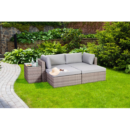 Artikelbild 3 für greemotion Loungegruppe Palma grau Kunststoff, Metall, 13-teilig, Artikelnummer 422731