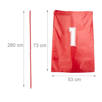 Artikelbild 5 für relaxdays Hüpfsäcke-Set rot, blau, grün, orange , 4 St., Artikelnummer 441513