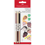 Artikelbild 1 für FABER-CASTELL Children of the World Buntstifte farbsortiert, 1 St., Artikelnummer 749121